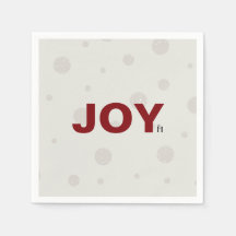 PLACAS DE PAPEL HOLIDAY JOY
