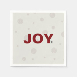 GUARDANAPO DE PAPEL PLACAS DE PAPEL HOLIDAY JOY