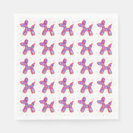 Guardanapo De Papel Placas de papel para cães de balão