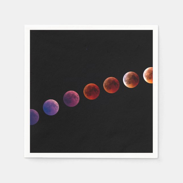 Guardanapo De Papel Planetas no sistema solar como a vida (Frente)