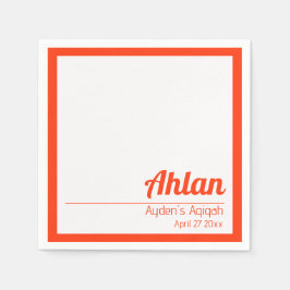 Guardanapo De Papel Planilha Cor Sólida Cor Branca Laranja, Chá de fra