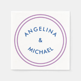 Guardanapo De Papel Planilha moderna minimalista única