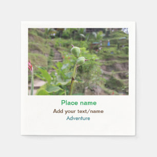 Guardanapo De Papel Plantas naturais fotografia água de praia viagem