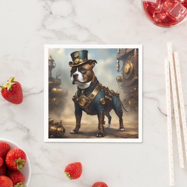 Guardanapo De Papel Plataformas Mecânicas: Steampunk Staffordshire Ter (Insitu)