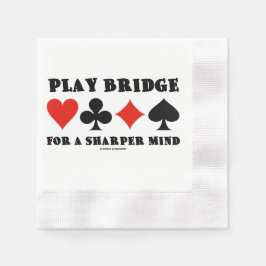 Guardanapo De Papel Play Bridge For A Sharper Mind Four Card Suits