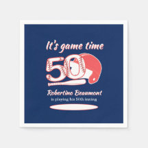 Playing His 50th Inning Baseball Birthday Party