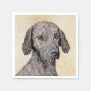 Guardanapo De Papel Plott Painting - Arte de Cachorro Original