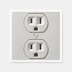 Guardanapo De Papel Plug-in de tomada elétrica