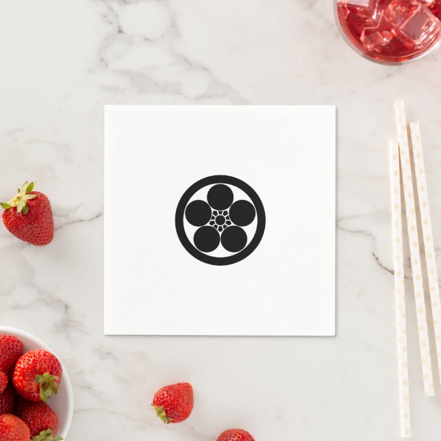 Guardanapo De Papel plumeira em estilo Umebachi (Insitu)