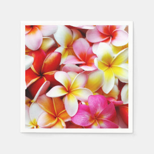 Guardanapo De Papel Plumeria Flowers Hawaiian Frangipani Floral