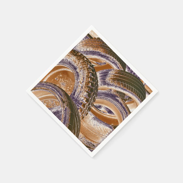 GUARDANAPO DE PAPEL PNEUS (Canto)