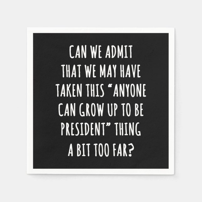 Guardanapo De Papel Podemos Admitir (Frente)