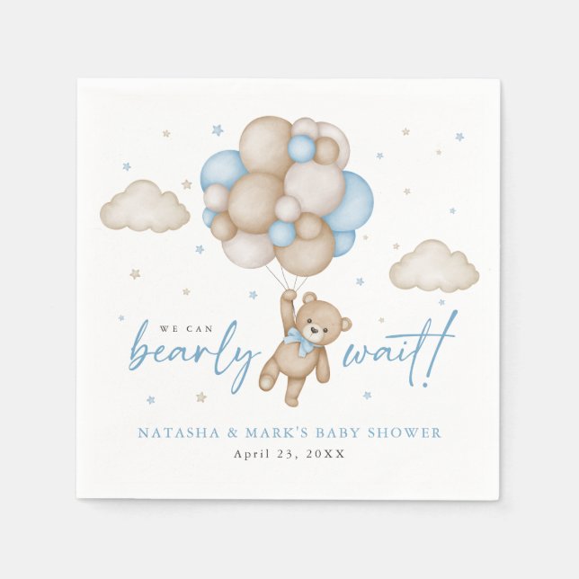 Guardanapo De Papel Podemos Chatear Chá de fraldas (Frente)