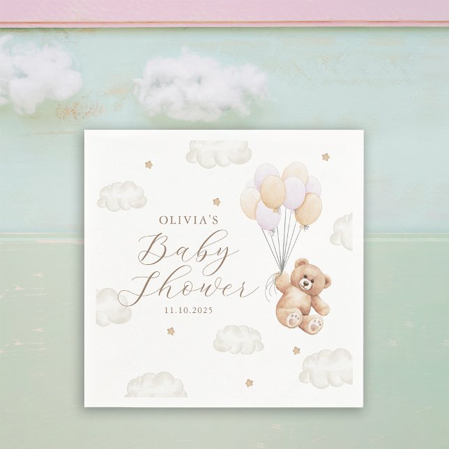 Guardanapo De Papel Podemos Esperar Chá de fraldas (Criador carregado)