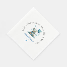 Guardanapo De Papel Podemos esperar o Urso Azul