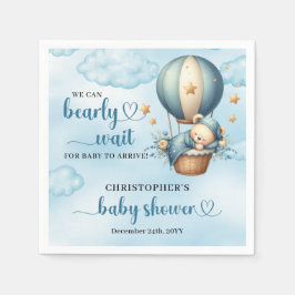 Guardanapo De Papel Podemos esperar um ursinho adormecido