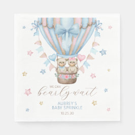 Guardanapo De Papel Podemos Ir Esperar Garota Grelha Grelha Sprinkle