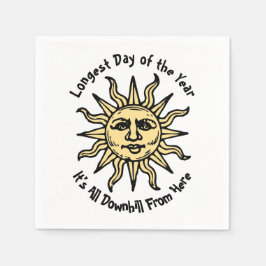 Guardanapo De Papel Poema de Solstício de Verão