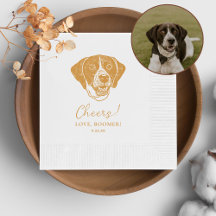 Pointer Dog Personalised Cheers