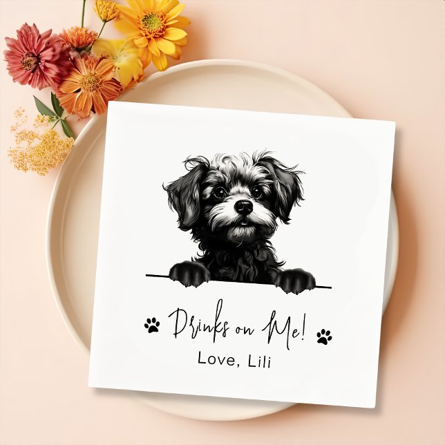 Guardanapo De Papel Pomapoo Cachorros Personalizados Em Mim (Criador carregado)