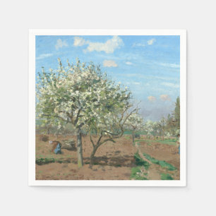 Guardanapo De Papel Pomar em Bloom, Louveciennes Camille Pissarro