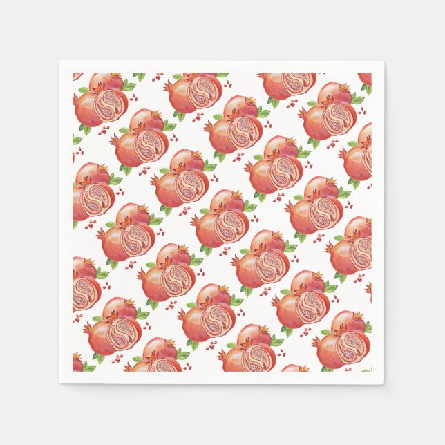 Guardanapo De Papel Pomegranate Happy Yalda (Frente)