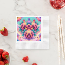 Guardanapo De Papel Pomegranato Colorido