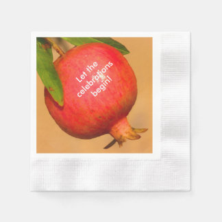 Guardanapo De Papel Pomegranato Rosh HaShana
