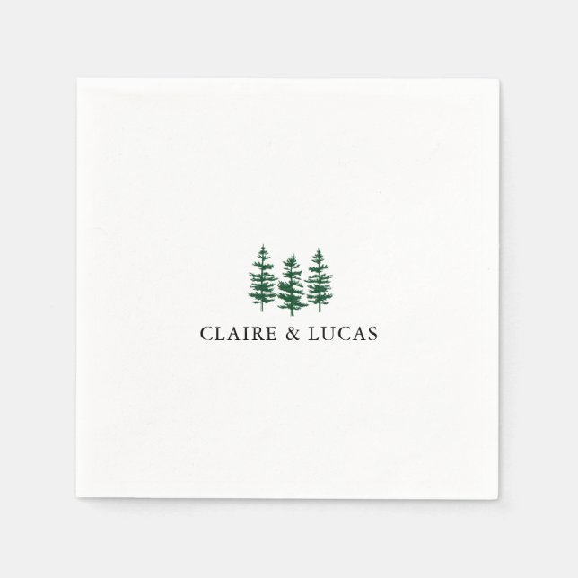 Guardanapo De Papel Ponderosa Pines Napkins (Frente)