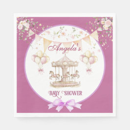 Guardanapo De Papel Pôneo Roxo Sonhos-Púrpura Escuro Nápoles