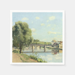 Guardanapo De Papel Pont Du Chemin De Fer Camille Pissarro