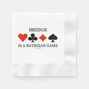 Guardanapo De Papel Ponte É Um Jogo Bayesiano Quatro Naipes