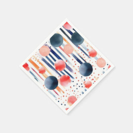 Guardanapo De Papel Pontos e faixas 5