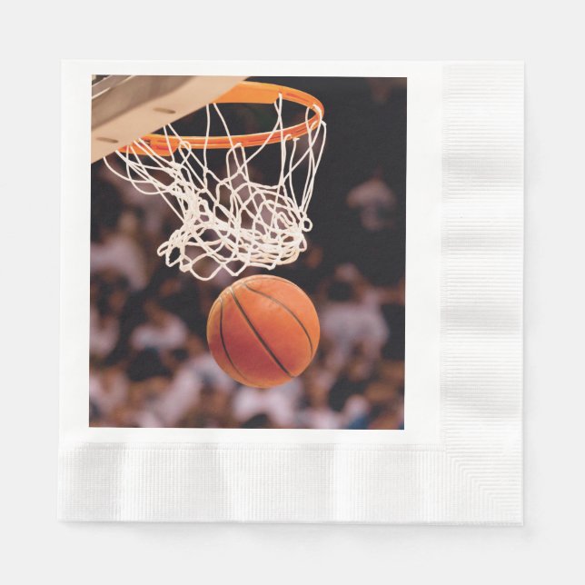 Guardanapo De Papel Pontuação de Basquetebol (Frente)