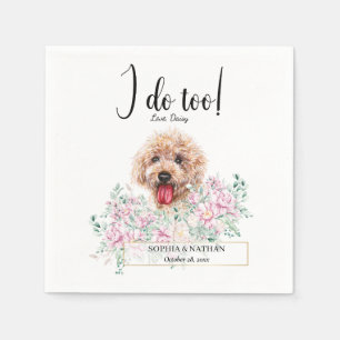 Guardanapo De Papel Poodle Doodle Dog Casamento Cocktail Napkins