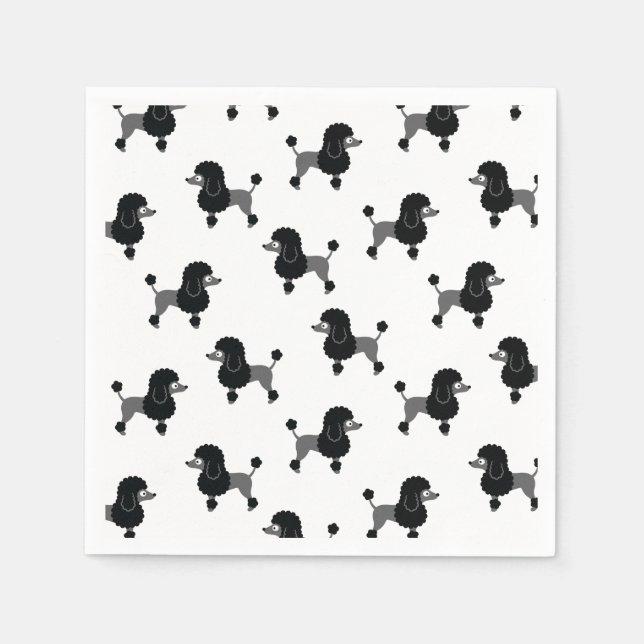 Guardanapo De Papel Poodle Napkins (Frente)