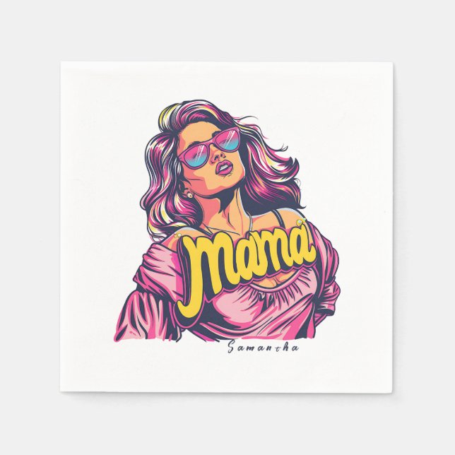 Guardanapo De Papel Pop da Mãe Personalizada (6) (Frente)