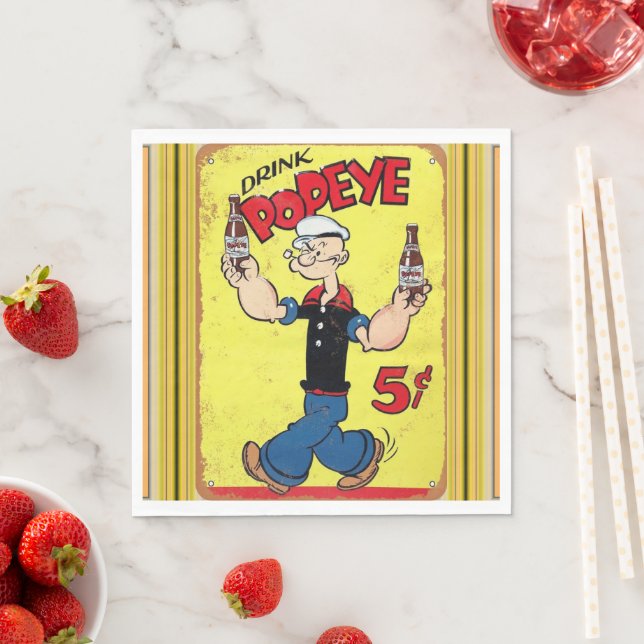 Guardanapo De Papel Popeye Paper Napkin (Insitu)