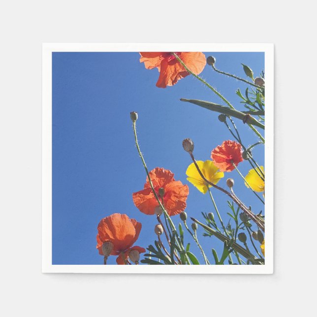 Guardanapo De Papel Poppies (Frente)