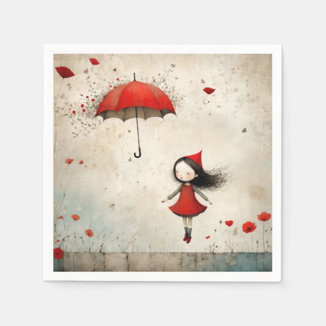 Guardanapo De Papel Poppies (Frente)