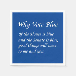 Guardanapo De Papel Por que Votar Azul em 2022 Nápoles