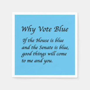 Guardanapo De Papel Por que Votar Azul em 2022 Nápoles