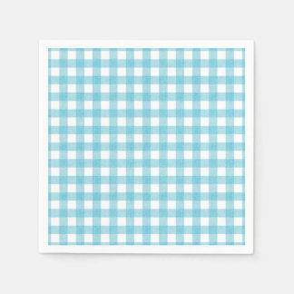 Guardanapo De Papel Por Sea Gingham Paper Napkin