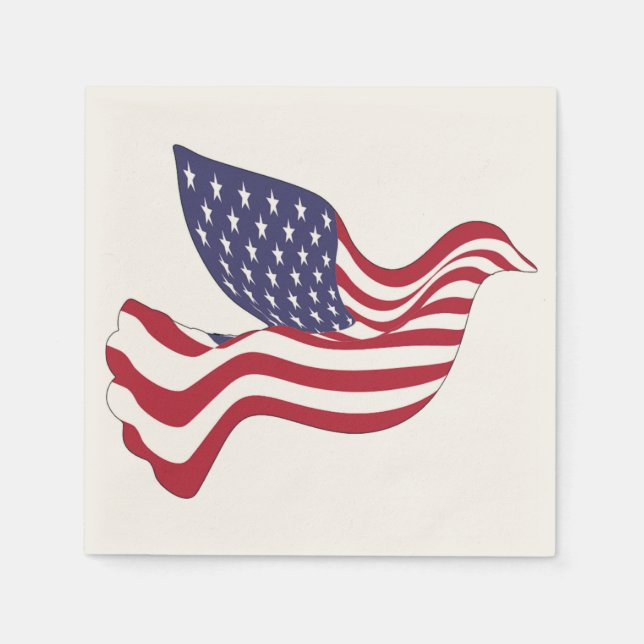 GUARDANAPO DE PAPEL PORTA DE PAZ AMERICANA (Frente)