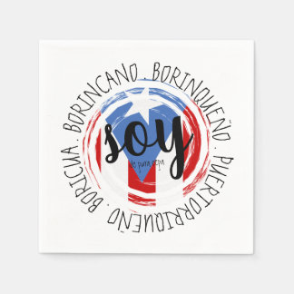 Guardanapo De Papel Porto Rico Patriótico De Pura Cepa