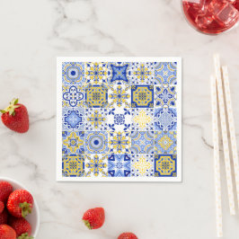 Guardanapo De Papel Portuguese Tiles Pattern 
