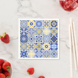 Guardanapo De Papel Portuguese Tiles Pattern 