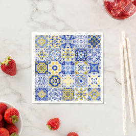 Guardanapo De Papel Portuguese Tiles Pattern 