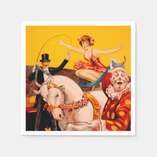 Guardanapo De Papel Poster de Circo Vintage