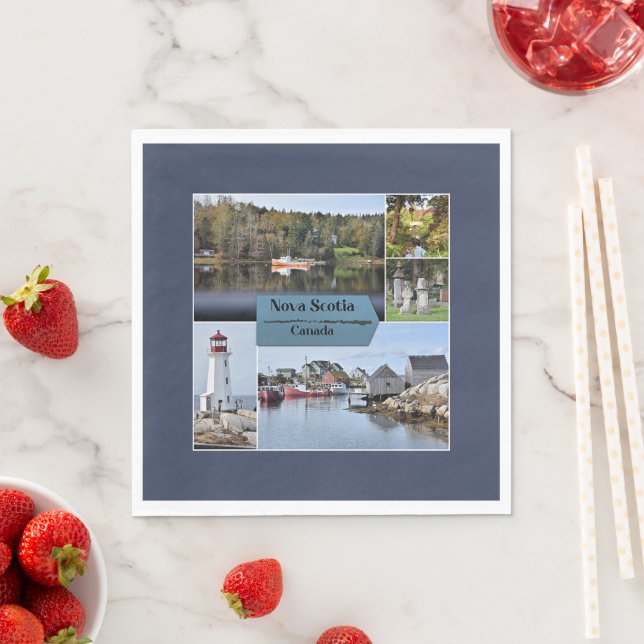 Guardanapo De Papel Poster de viagens da Nova Escócia (Insitu)